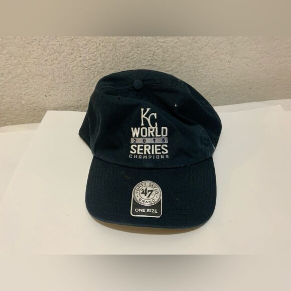 KC World Series 2015 Hat Cap Strap Back Adult One Size. Black Cotton - Picture 1 of 6